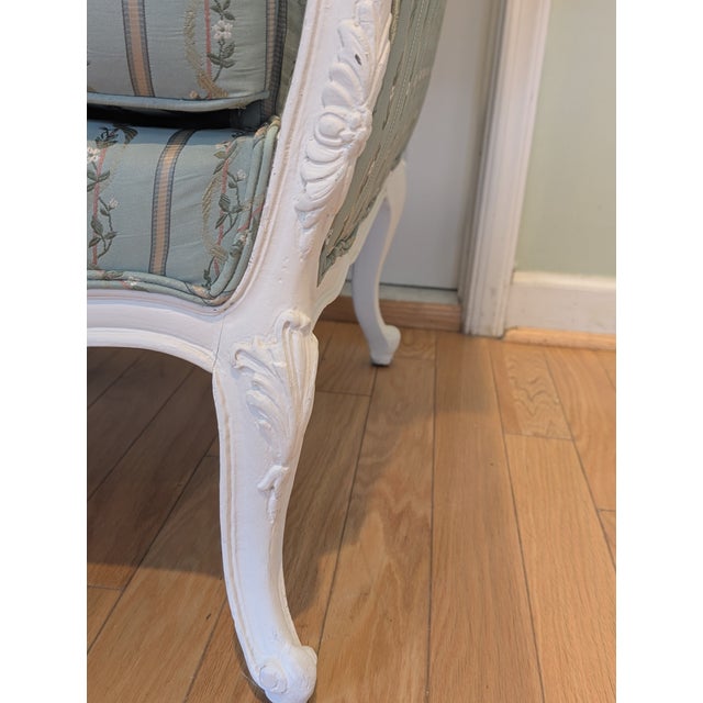 1940s 1940s Lovely French Style Ornate Settee/ Loveseat For Sale - Image 5 of 11