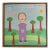 Original Folk Art Painting From Key West /Sun on My Face For Sale