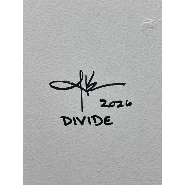 Red Divide - Original Abstract Painting by J. Kent Martin For Sale - Image 8 of 8