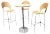 Danish Trinidad Bar Stools and Table by Nanna Ditzel for Fredericia, 1990s, Set of 4 For Sale