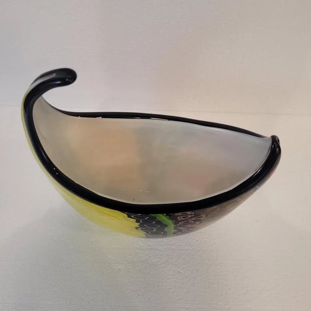 Crescent Centerpiece in Murano Glass, Italy, 1990s For Sale - Image 11 of 13