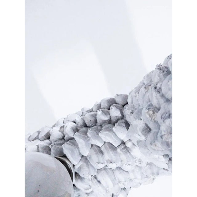 H Sculpted Lamp by Johan Destrumelle For Sale - Image 4 of 6