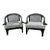 Refinished and Reupholstered - Century Furniture James Mont Ming Style Lounge Chairs - a Pair For Sale