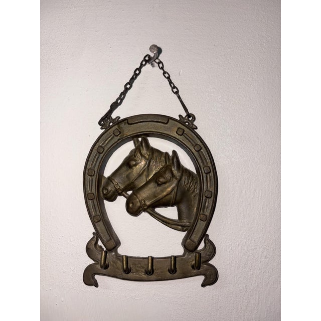 Vintage Brass Key Ring, 1950s For Sale - Image 6 of 6