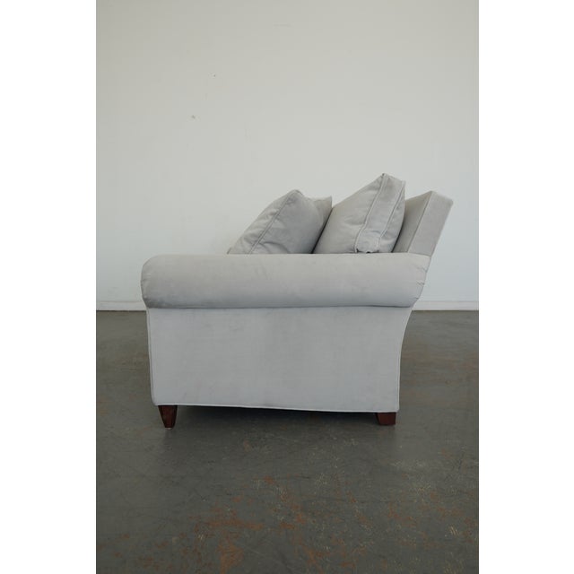 Ralph Lauren Home Velvet Roll Arm Sofa For Sale In Austin - Image 6 of 13