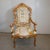 Antique 15th Century Venetian Lacquered and Gilded Armchair For Sale - Image 17 of 18