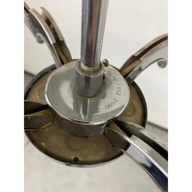 Art Deco Pink Chandelier, 1930s For Sale - Image 9 of 11