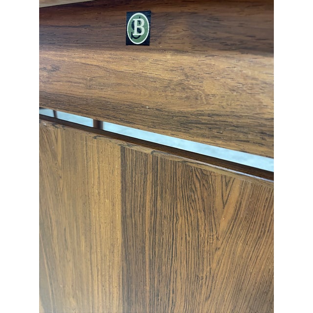 Danish Modern Rosewood Desk For Sale - Image 9 of 9
