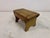 Small Primitive Rustic Pine Stool, 1890s For Sale - Image 9 of 12