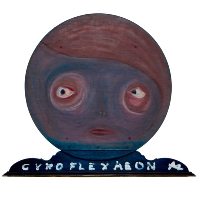 Blue Gyroflexaeon Wall Sculpture by Noted Woodstock Artist For Sale - Image 8 of 8