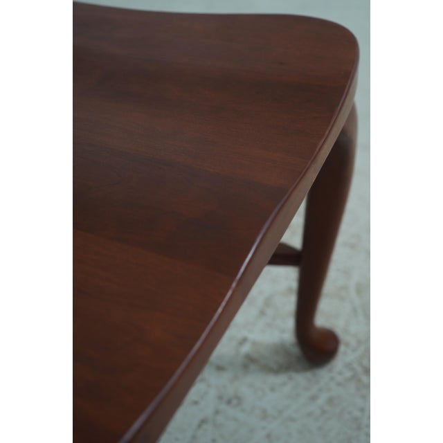 Set of 6 Solid Cherry Brace Back Windsor Chairs For Sale - Image 15 of 18