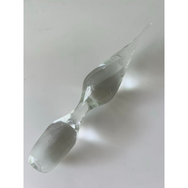 1960’s Blown Glass Genie Style Decanter and Glasses-Attributed to Empoli-Set of 7 For Sale In Miami - Image 6 of 11