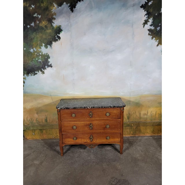 Small Louis Xvi Chest of Drawers in Cherry Wood For Sale - Image 13 of 13