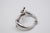 Italian Late 20th Century Silver Gucci Horse Bit Bracelet For Sale - Image 3 of 9