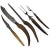 Antique Horn Handled Five-Piece Carving Set For Sale In Nashville - Image 6 of 6