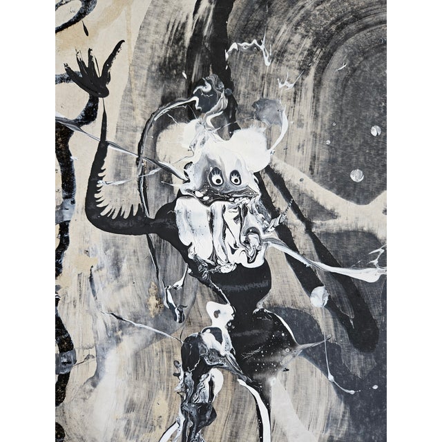 Stefano Mazzolini, AC61B, 2017, Acrylic on Paper For Sale - Image 10 of 18