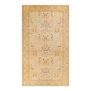 Mogul Collection Hand-Knotted Area Rug - Ivory 9' 4" x 16' 10" For Sale