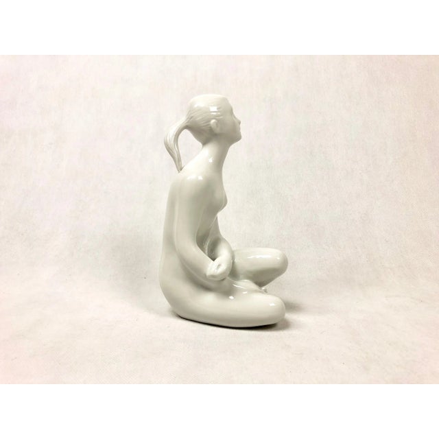 Nude Statue by J. Černoch for Royal Dux Bohemia, 1960s For Sale - Image 4 of 10