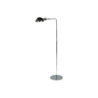 Chrome Task Floor Lamp For Sale