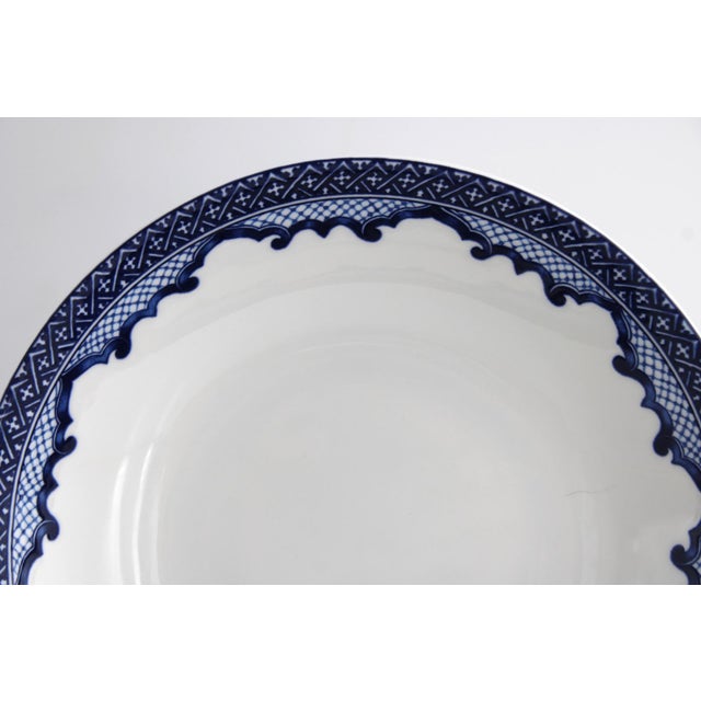 Lauren Ralph Lauren Lauren Ralph Lauren Mandarin Blue Pasta Soup Bowls, Set of 5 For Sale - Image 4 of 5