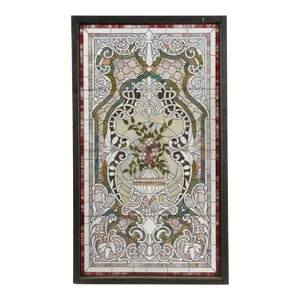 Late 19th Century American Victorian Leaded Glass Window