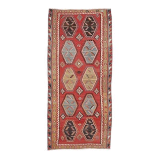 Mid 20th Century Vintage Turkish Kilim Rug For Sale