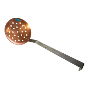 1970s Curtis Jere "Giant Kitchen Utensil Series", Copper and Brushed Aluminum Spoon Wall Sculpture - Signed