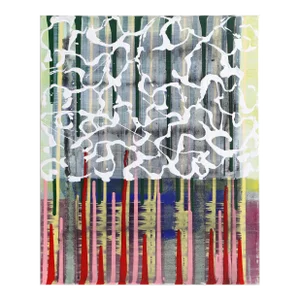 Untitled 1, Lisa Endriss Oil on Canvas, Signed Verso