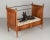 French 19th Century Napoleon III Child's Bed, Solid Cherry Wood, Hand-Crafted For Sale - Image 3 of 12