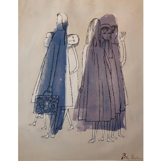 Ben Shahn, Ben Shahn Original Hand Signed Litho WPA Artist Rilke Poem Lithograph Portfolio, 1968 For Sale