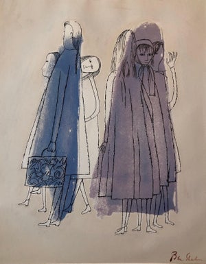 Ben Shahn, Ben Shahn Original Hand Signed Litho WPA Artist Rilke Poem Lithograph Portfolio, 1968