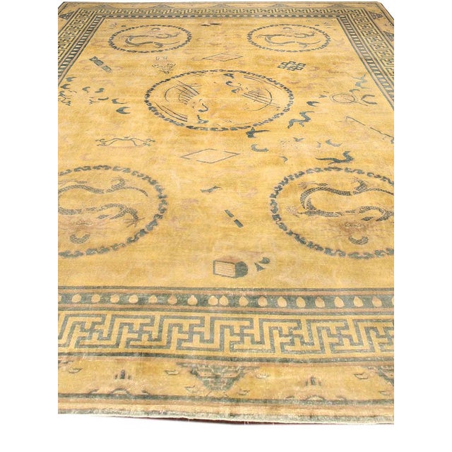 Doris Leslie Blau Monumental 1920s Chinese Rug For Sale - Image 4 of 7