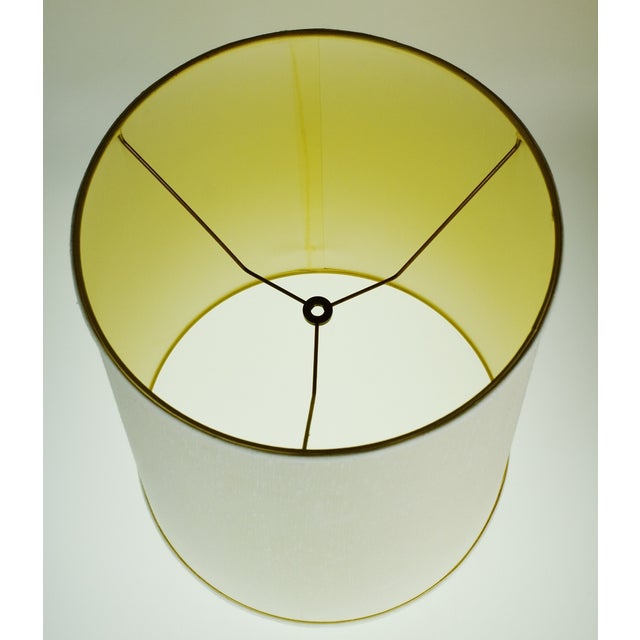 Vintage Drum Lamp Shade W/ Gold Colored Piping Chairish