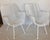 White 1960s Vintage White Sculptura Russell Woodard Patio Chairs- A Pair For Sale - Image 8 of 13