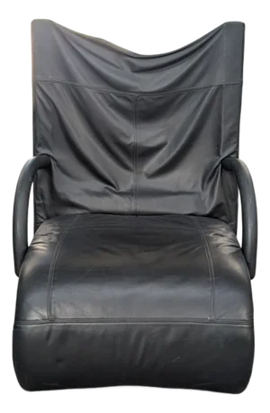 Vintage Leather Armchair from Ligne Roset, 1980s