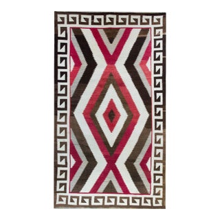 Early 20th Century Native American Navajo Rug For Sale