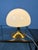 Mushroom Table Lamp by Goffredo Reggiani, 1970s “Mushroom” table lamp with a mushroom-shaped opal glass shade. The round...