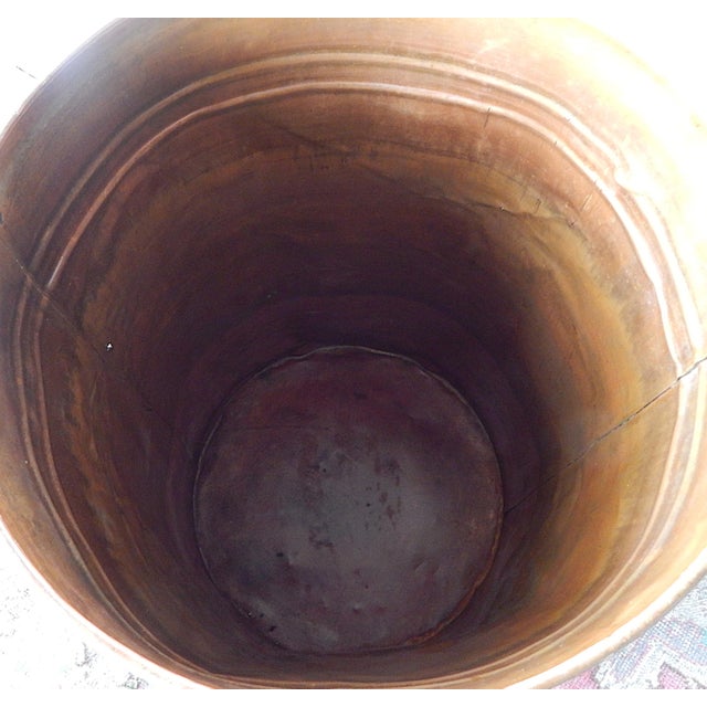 Early 20th Century Copper Lidded Wash Barrel - Firewood Holder For Sale - Image 9 of 11