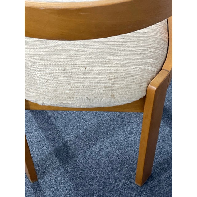 Wood Vintage Yugoslavian Mid Century Modern Side Chair For Sale - Image 7 of 8