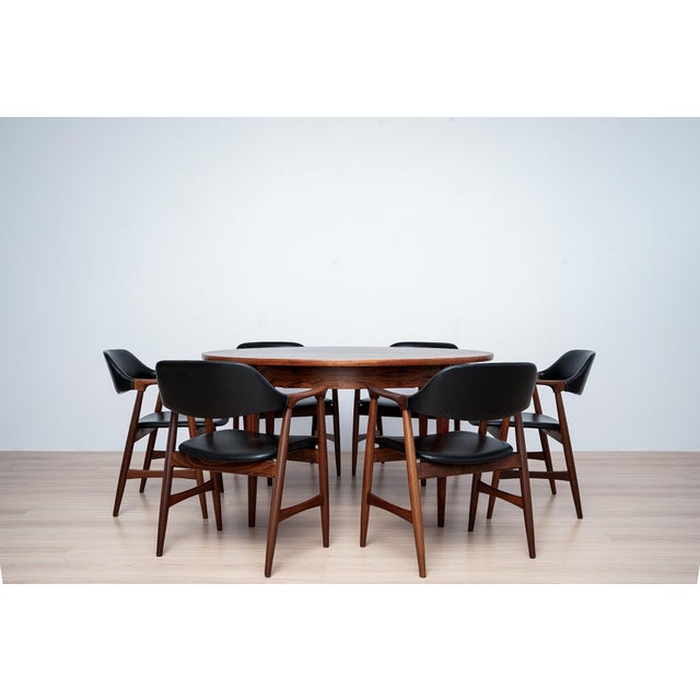 Mid-Century Modern Mid-Century Modern Dining Set by Låte Møbelfabrikk, 1960s, Set of 7 For Sale - Image 3 of 18
