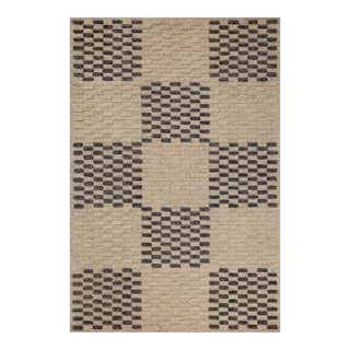 Chris Loves Julia x Loloi Bradley Beige / Midnight 11'-6" x 15' Area Rug For Sale