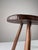 This bench was hand-carved from a single thick slab of dark hardwood in the 1940s, reflecting the wabi-sabi sensibility...