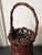 Wood Japanese Bamboo Basket Ikebana Suzuki Gengensai For Sale - Image 7 of 13