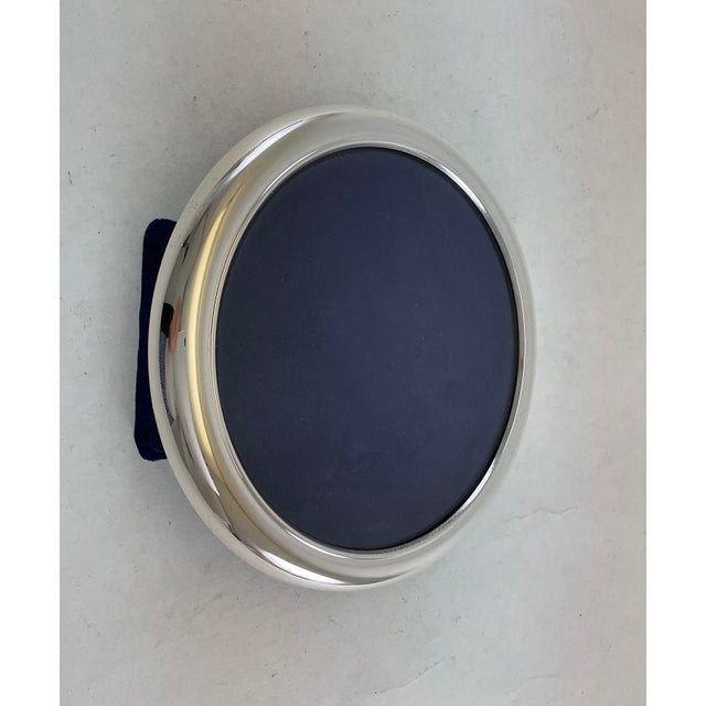 Ref # Bic 1236 Description : Quality Tarnish-Proofed Round Silver Plated Photo Frame, Plain Pattern : Plain Size : 6 in....
