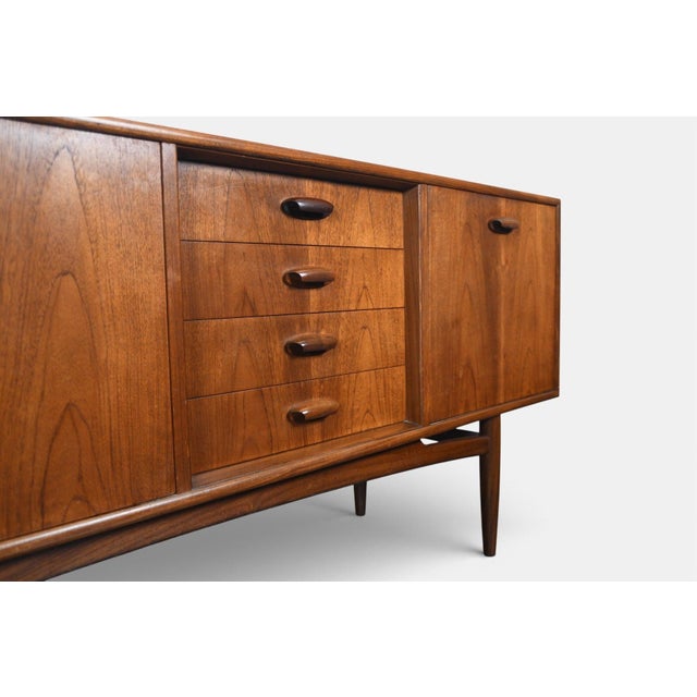 Mid 20th Century Large G Plan Scandanivian Range Teak Credenza For Sale - Image 9 of 11