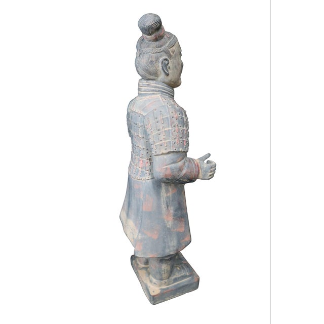 Terracotta Warrior Replica Armored Soldier Statue For Sale In Portland, OR - Image 6 of 11