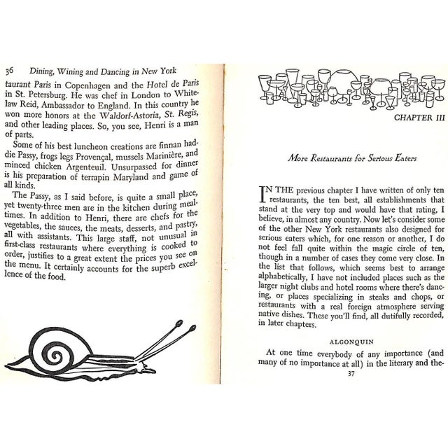 Paper "Dining, Wining and Dancing in New York" 1938 Middleton, Scudder For Sale - Image 7 of 9