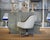 Vitra EC178 Swivel Arm Chair in Hopsack Brown by Charles & Ray Eames for Herman Miller, 1970s, Set of 5 For Sale - Image 4 of 18