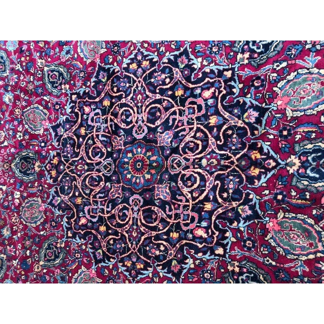 Large Vintage Kerman Rug For Sale - Image 4 of 18