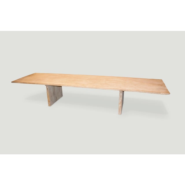 Andrianna Shamaris Reclaimed Teak Wood Dining Table For Sale - Image 18 of 18